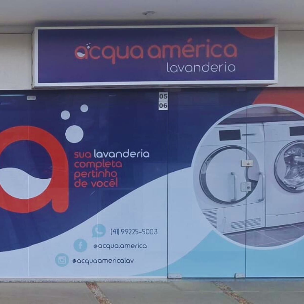 Fachada Acqua América Lavanderia